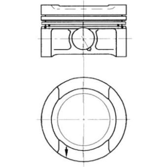 Piston KOLBENSCHMIDT 94503720