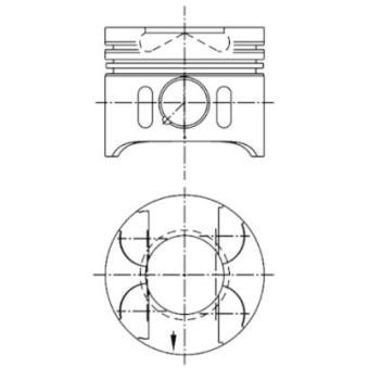 Piston KOLBENSCHMIDT 97482610