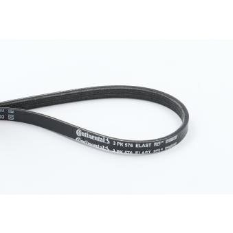 Courroie trapézoïdale à nervures CONTITECH 3PK576 ELAST