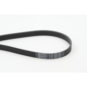 Courroie trapézoïdale à nervures CONTITECH 6PK1580