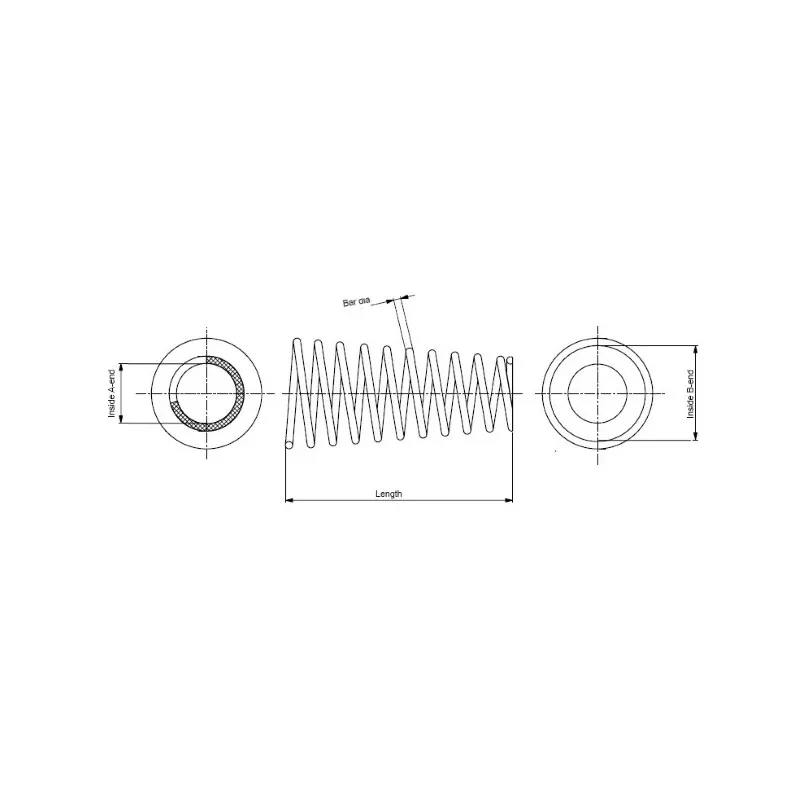 Ressort de suspension MONROE SP0516