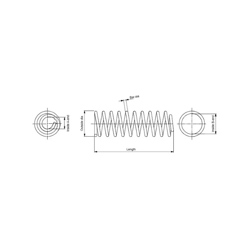 Ressort de suspension MONROE SP3468