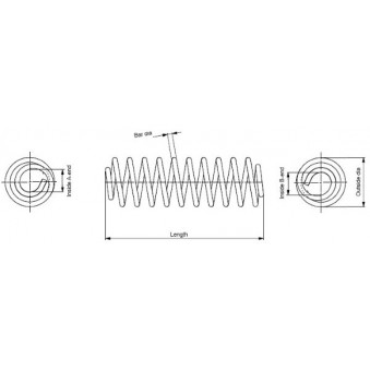 Ressort de suspension MONROE SP3788