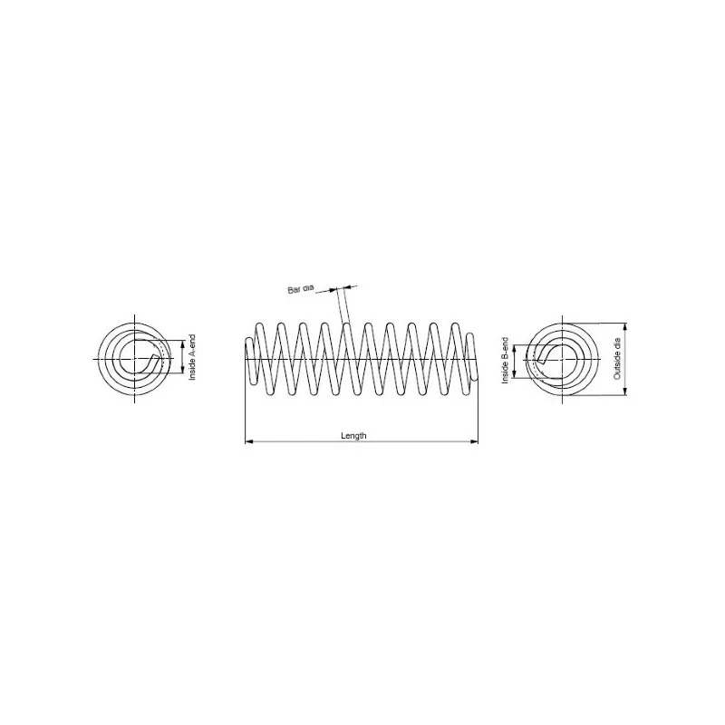Ressort de suspension MONROE SP3866