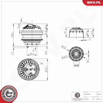 Support moteur avant droit ESEN SKV
