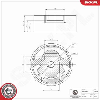 Support moteur ESEN SKV