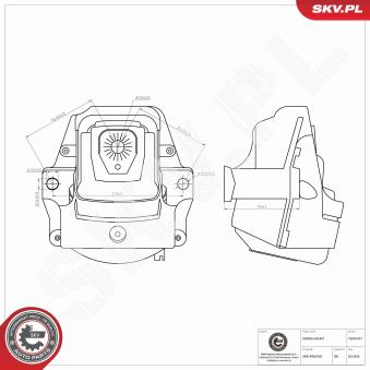 Support moteur ESEN SKV