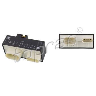 Commande, ventilateur électrique (refroidissement du moteur) TOPRAN 110 825