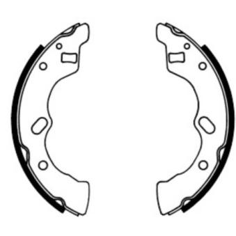 Jeu de mâchoires de frein ABE