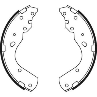 Jeu de mâchoires de frein ABE