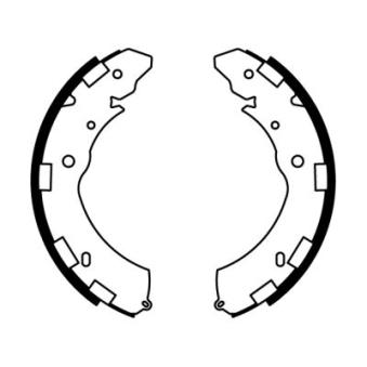 Jeu de mâchoires de frein ABE