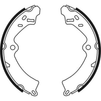 Jeu de mâchoires de frein ABE