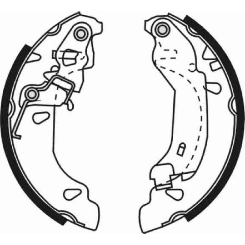 Jeu de mâchoires de frein ABE C0F024ABE - Visuel 3