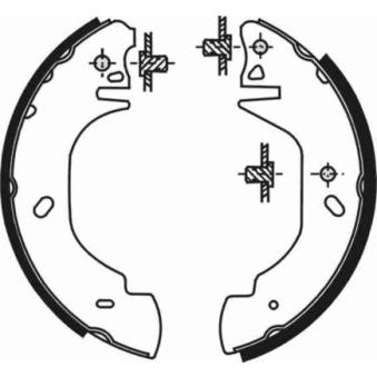 Jeu de mâchoires de frein ABE