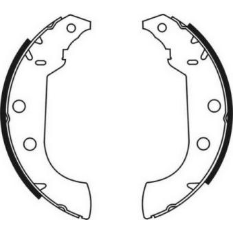 Jeu de mâchoires de frein ABE