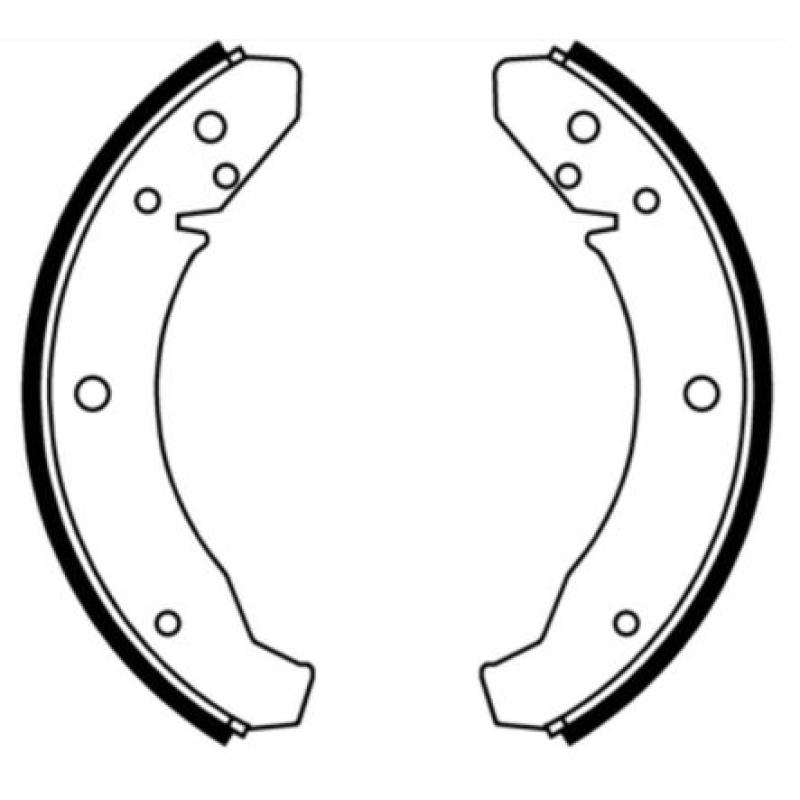 Jeu de mâchoires de frein ABE C0W024ABE - Visuel 1