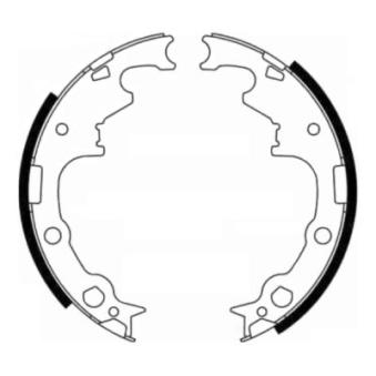 Jeu de mâchoires de frein ABE