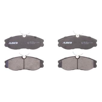 Jeu de 4 plaquettes de frein avant ABE