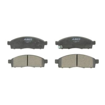 Jeu de 4 plaquettes de frein avant ABE
