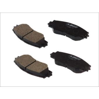 Jeu de 4 plaquettes de frein avant ABE