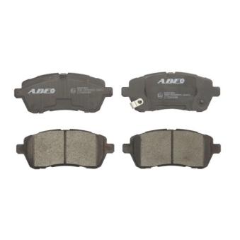 Jeu de 4 plaquettes de frein avant ABE