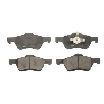 Jeu de 4 plaquettes de frein avant ABE
