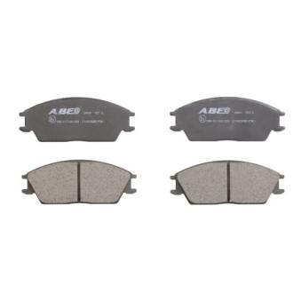 Jeu de 4 plaquettes de frein avant ABE