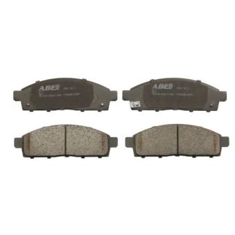 Jeu de 4 plaquettes de frein avant ABE