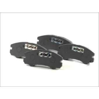 Jeu de 4 plaquettes de frein avant ABE