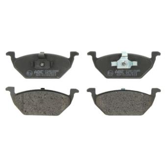 Jeu de 4 plaquettes de frein avant ABE