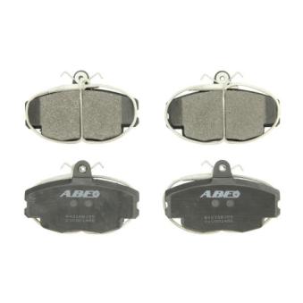 Jeu de 4 plaquettes de frein avant ABE