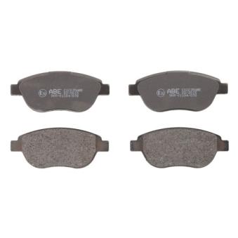 Jeu de 4 plaquettes de frein avant ABE