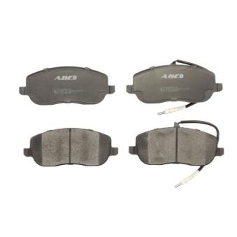 Jeu de 4 plaquettes de frein avant ABE