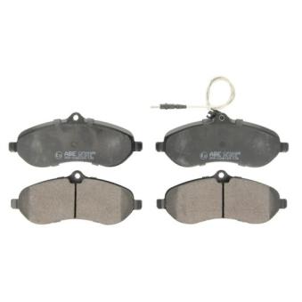 Jeu de 4 plaquettes de frein avant ABE