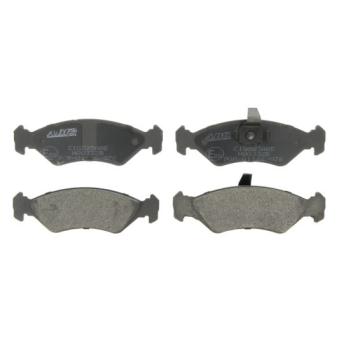 Jeu de 4 plaquettes de frein avant ABE