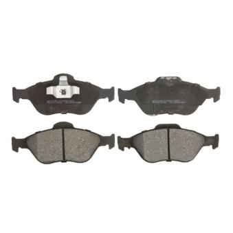 Jeu de 4 plaquettes de frein avant ABE