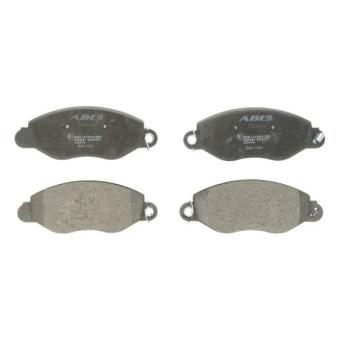 Jeu de 4 plaquettes de frein avant ABE