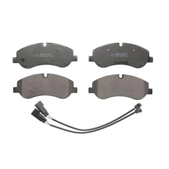 Jeu de 4 plaquettes de frein avant ABE