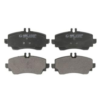 Jeu de 4 plaquettes de frein avant ABE