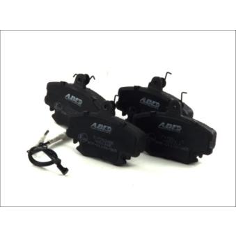 Jeu de 4 plaquettes de frein avant ABE