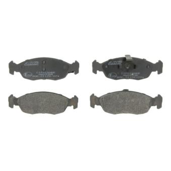 Jeu de 4 plaquettes de frein avant ABE C1P018ABE