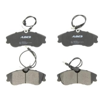 Jeu de 4 plaquettes de frein avant ABE C1P025ABE