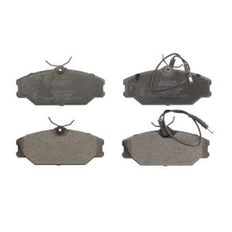 Jeu de 4 plaquettes de frein avant ABE