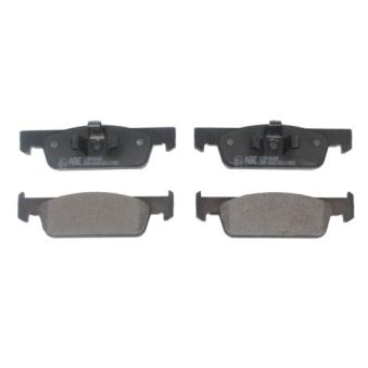 Jeu de 4 plaquettes de frein avant ABE