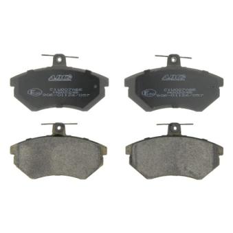 Jeu de 4 plaquettes de frein avant ABE