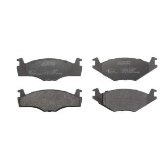 Jeu de 4 plaquettes de frein avant ABE C1W011ABE