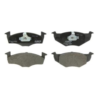 Jeu de 4 plaquettes de frein avant ABE
