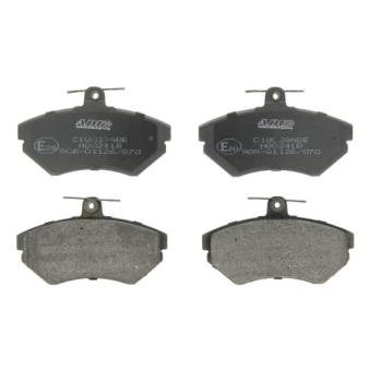 Jeu de 4 plaquettes de frein avant ABE