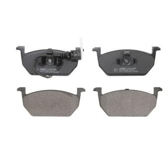 Jeu de 4 plaquettes de frein avant ABE C1W074ABE