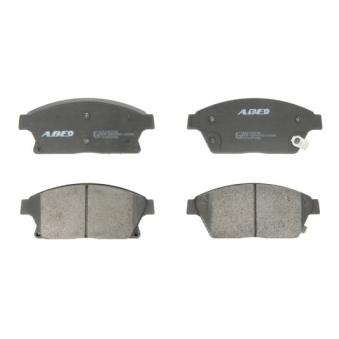 Jeu de 4 plaquettes de frein avant ABE